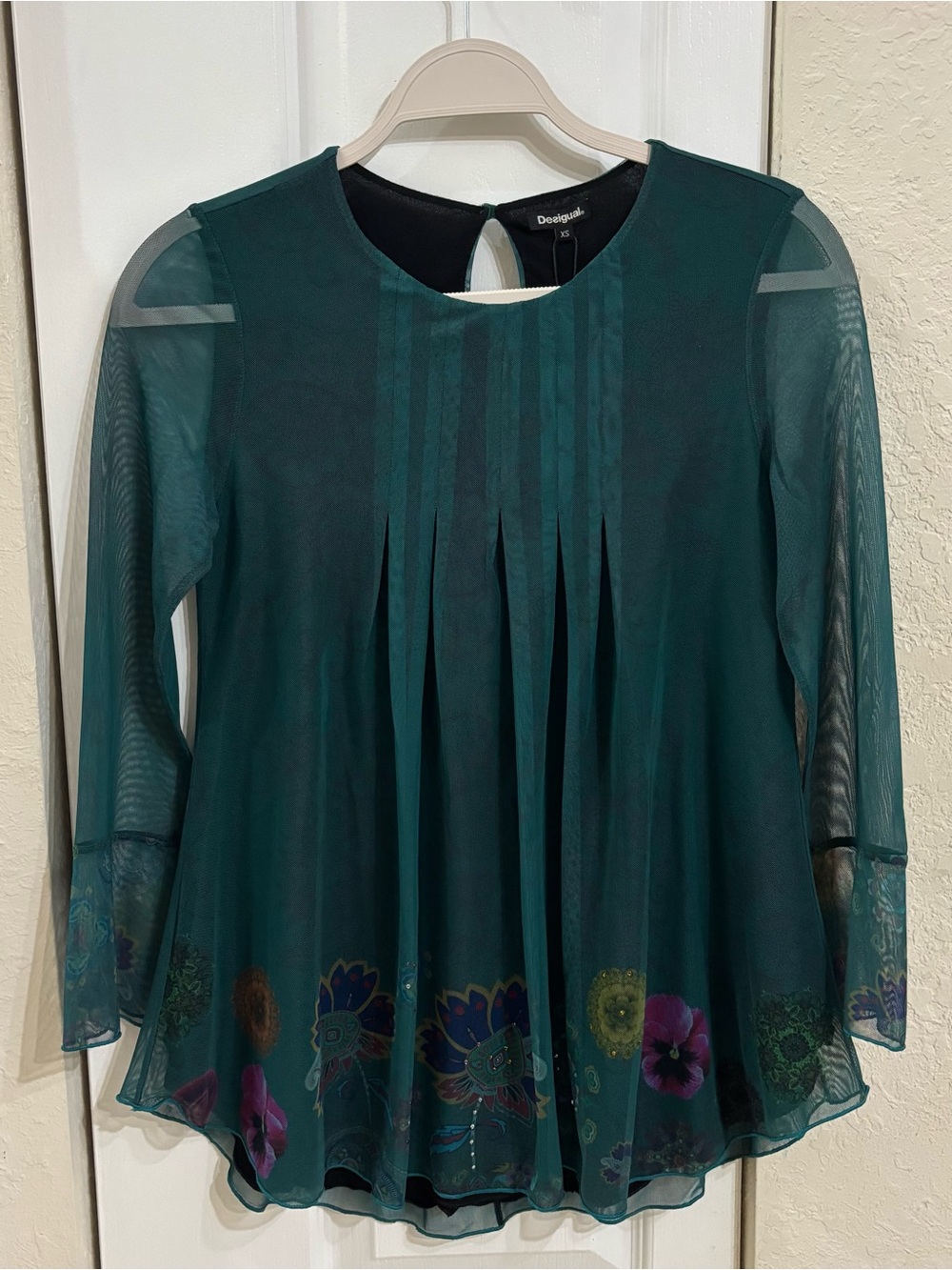 Desigual Luciana shirt in Verde Junco - Picture 4 of 11